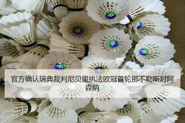 官方确认瑞典裁判尼贝里执法欧冠首轮那不勒斯对阿森纳